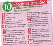 10 способов уменьшить количество жира в еде