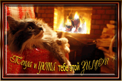 тепла и уютатебеэтой зимой.gif