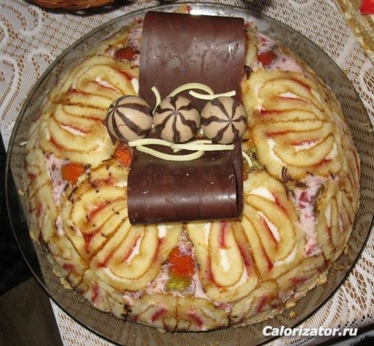 Торт Купол сверху