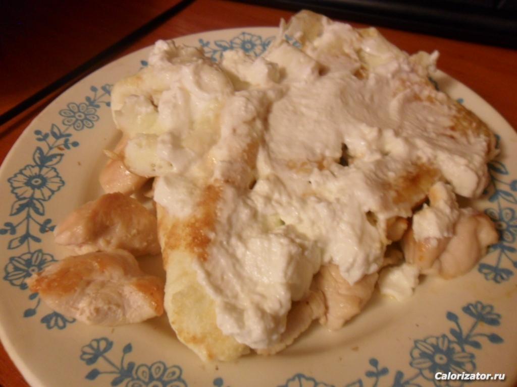 куриный омлет