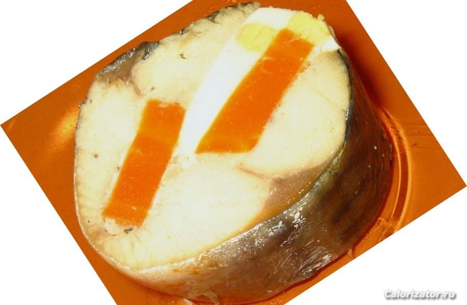 рулет из скумбрии с яйцом и морковью