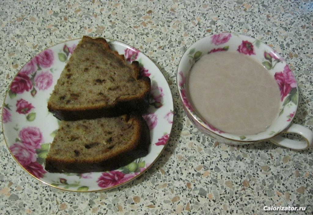 Банановый хлеб с орехами