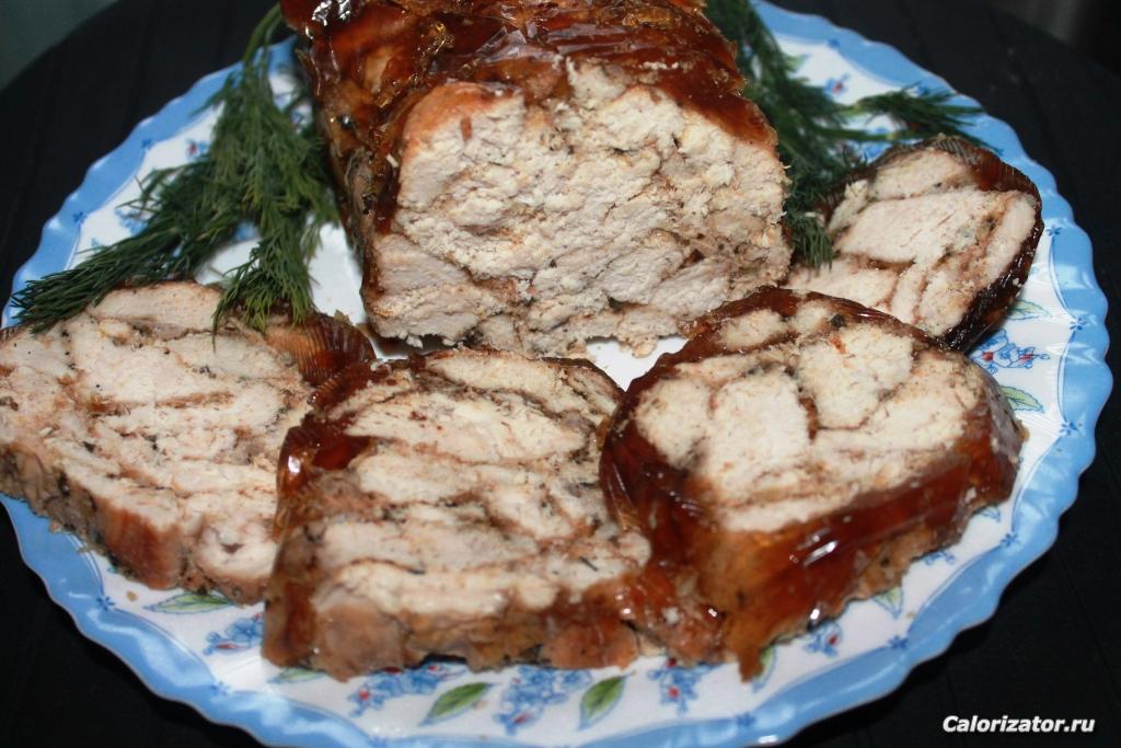 Куриный рулет