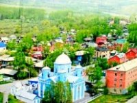 вид сверху на Казанский Собор и военкомат