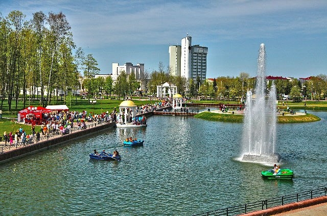 Беларусь,Молодечно,городской парк