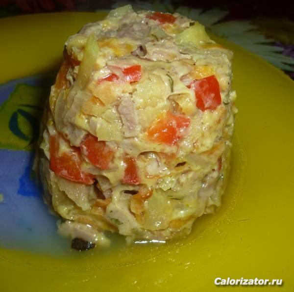 Маффин из индейки и овощей
