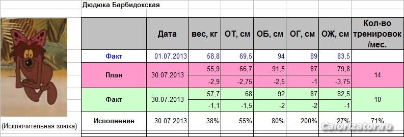 Duduka-Отчет 30.07.13