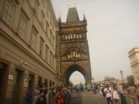 Прага, вход на Карлов мост