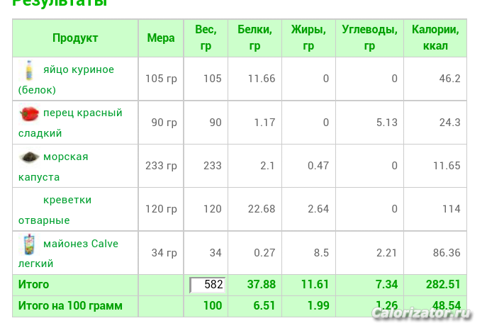 Салат Нептун