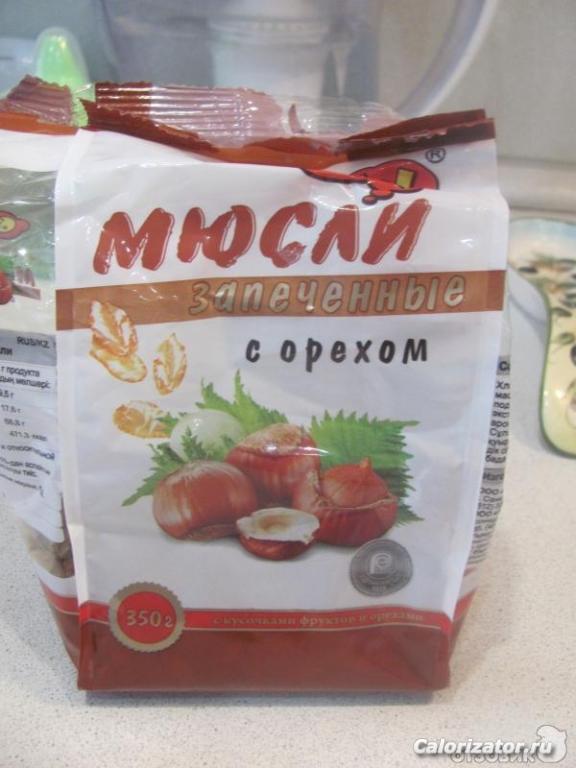 Мюсли запечённые с орехом "Ого!"