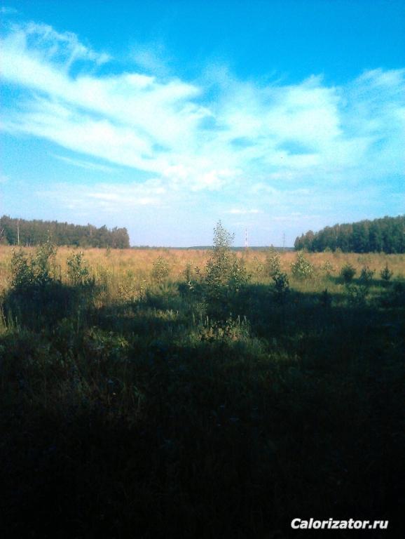 голубое небо