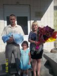 вот такие мы вышли из роддома...второй раз