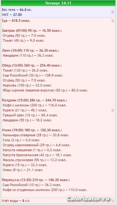03 Меню на 14 ноября