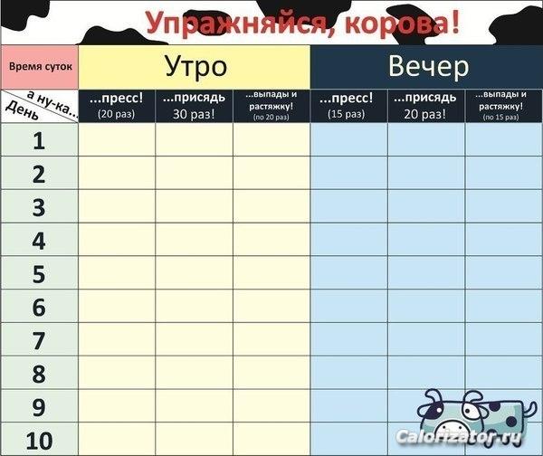 мотивация зарядки