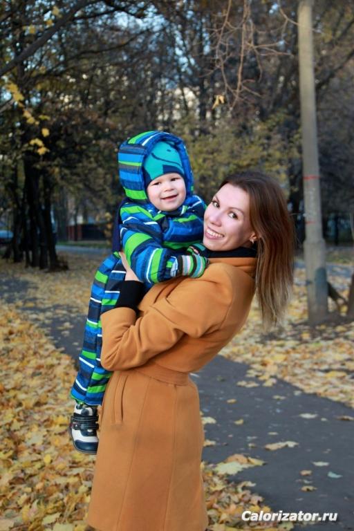 С сыночком Сашенькой