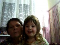 я со старшей внучкой