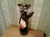 Подставка для бутылки-кот