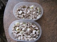 Обед и полдник (с куриной грудкой)
