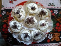 слойки со смородиной и сливками..