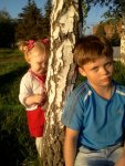 Милена и ее братик Владик 2011г.