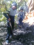 Мои огородники осенью у бабушки,пока город бомбили