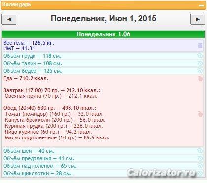 Питание 1 июня