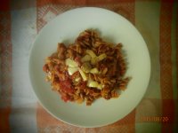 Паста из ржаных макарон.