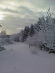 Зима - вид с нашего крыльца