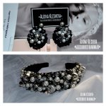 Ободок и серьги в стиле Dolche&Gabbana