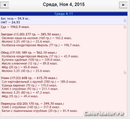 04.11 рацион