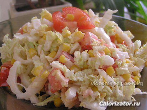 Салат из пекинской капусты