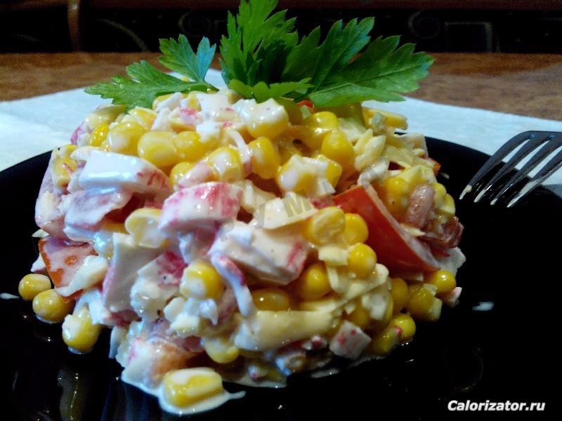 Салат Дипломат с крабовыми палочками