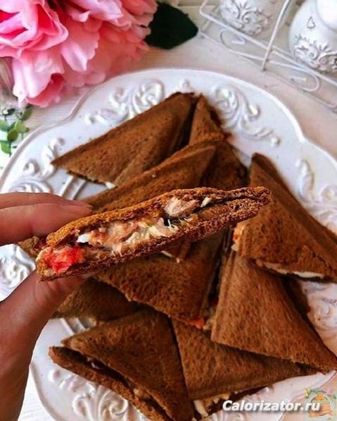 Сэндвич с тунцом и сыром