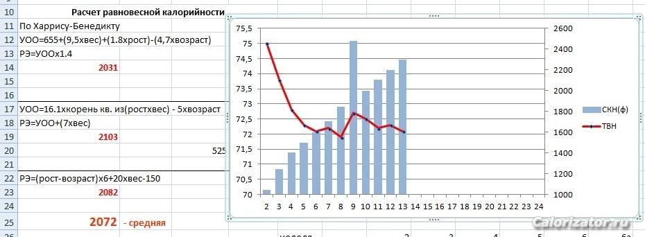 CКН-ТВН 1-12 недели (разгон)