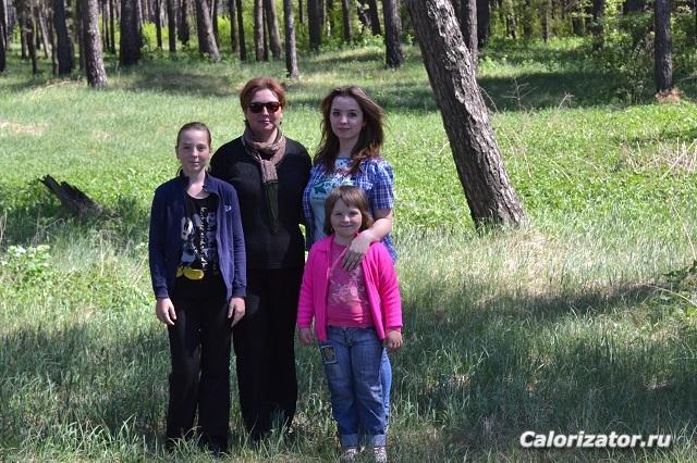 Я с дочерьми 7.05.2017г.
