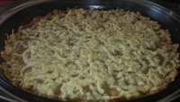 Пирог из песочного теста с яблочным пюре