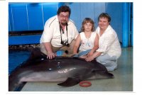 Июль 2005 Московский дильфинарий.