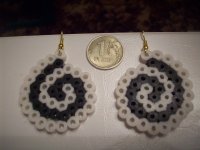 серьги из термомозаики