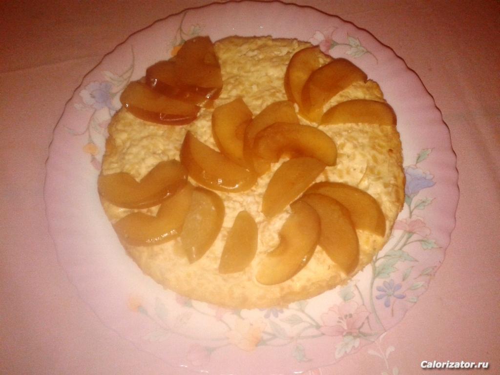 Творожная запеканка с яблоками