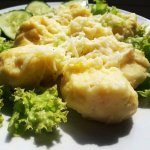 Ленивые вареники из кукурузной муки и творога