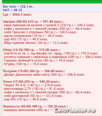 Screenshot 2019-07-15 Стартовая • Личный раздел • Calorizator ru - Форум про здоровье Дневники питания, счетчик калорий (1)