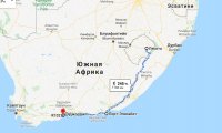 карта 18 нед Лесото-ЮАР