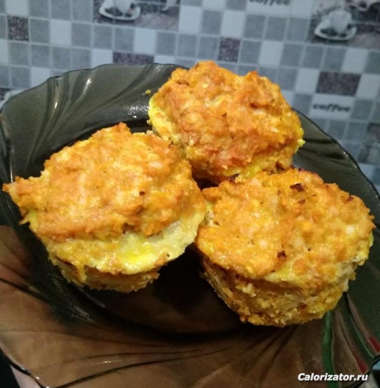 кексы из курицы и тыквы