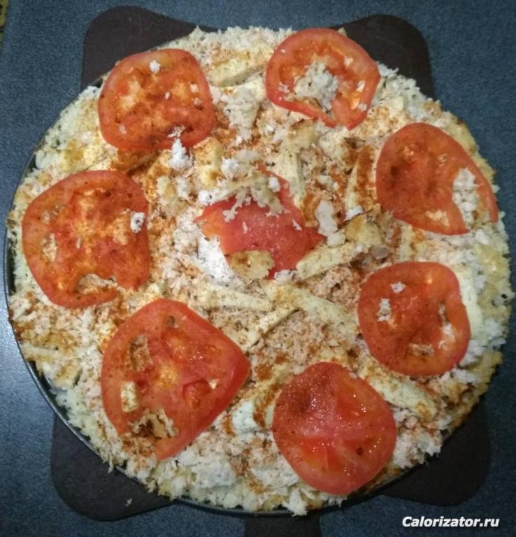 пицца из цветной капусты