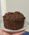 низкоуглеводный шоколадный кекс в СВЧ