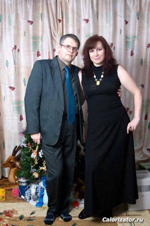 Новый год 2013! мое платье и костюм Валеры с 2000 года