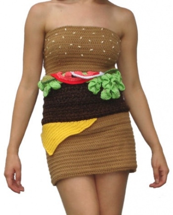 Платье-гамбургер