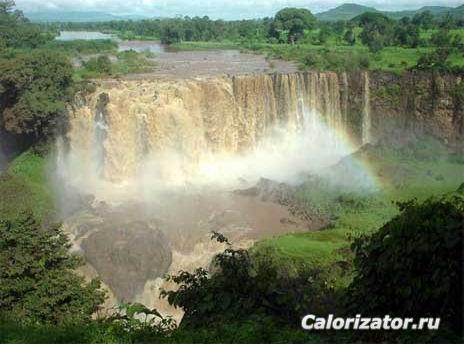 водопад Дымящаяся вода