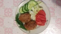 Котлетки куриные паровые с овощами