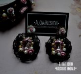Серьги в стиле Dolche&Gabbana